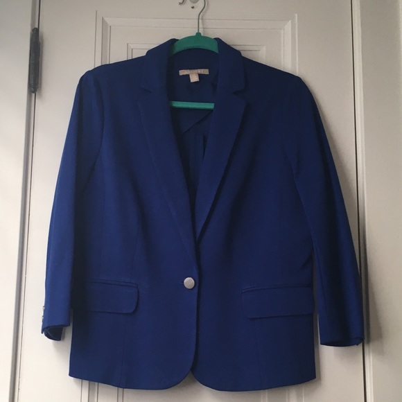 Banana Republic Jackets & Blazers - Banana Republic cobalt blue stretch blazer 12